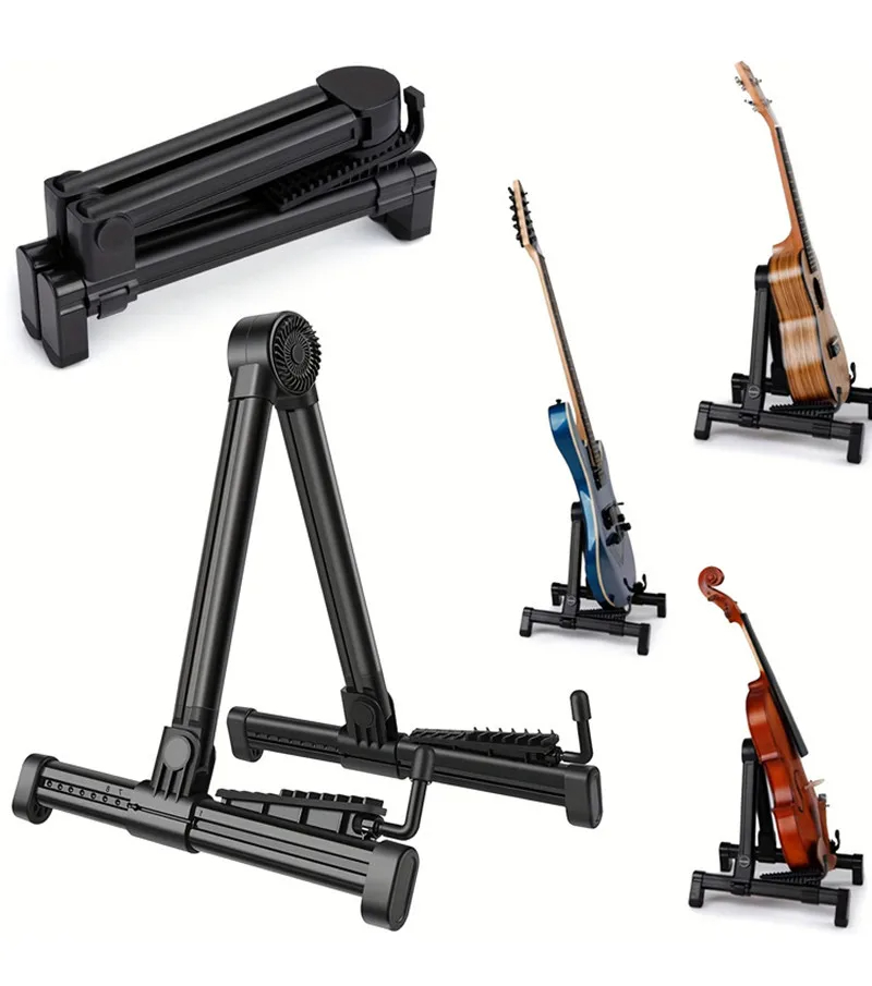 Music Stand Folding - حامل جيتار محمول عالمي من مادة