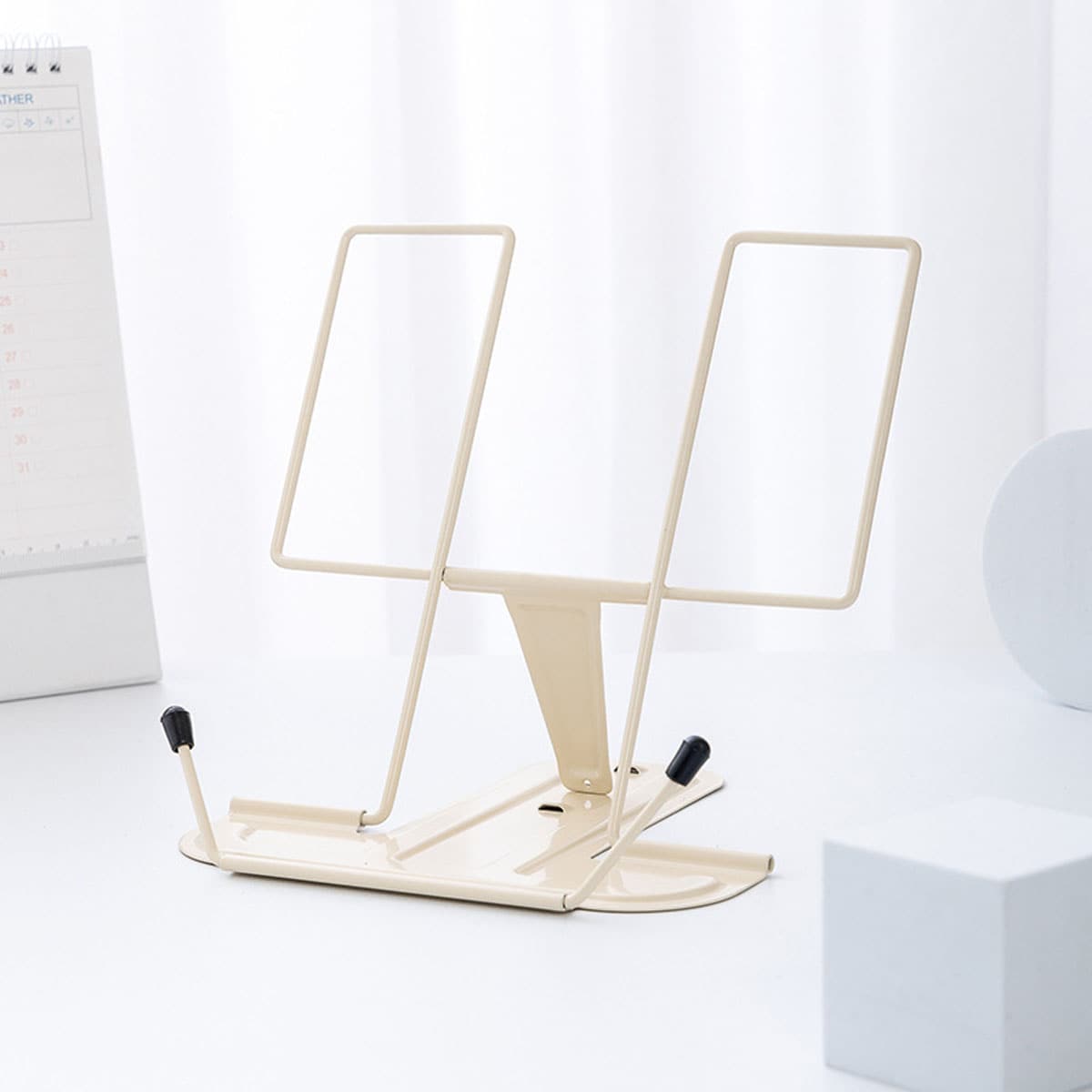 Music Stand Folding - حامل قراءة معدني بسيط، حامل قراءة