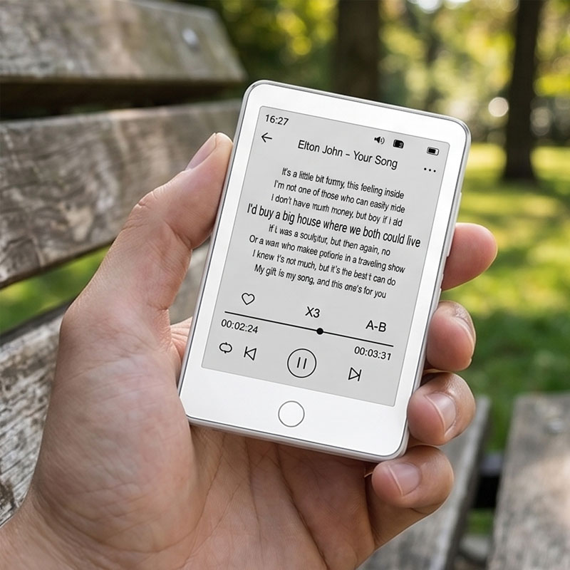 Music Audiobook - مشغل MP3 بشاشة E-ink بسعة 64