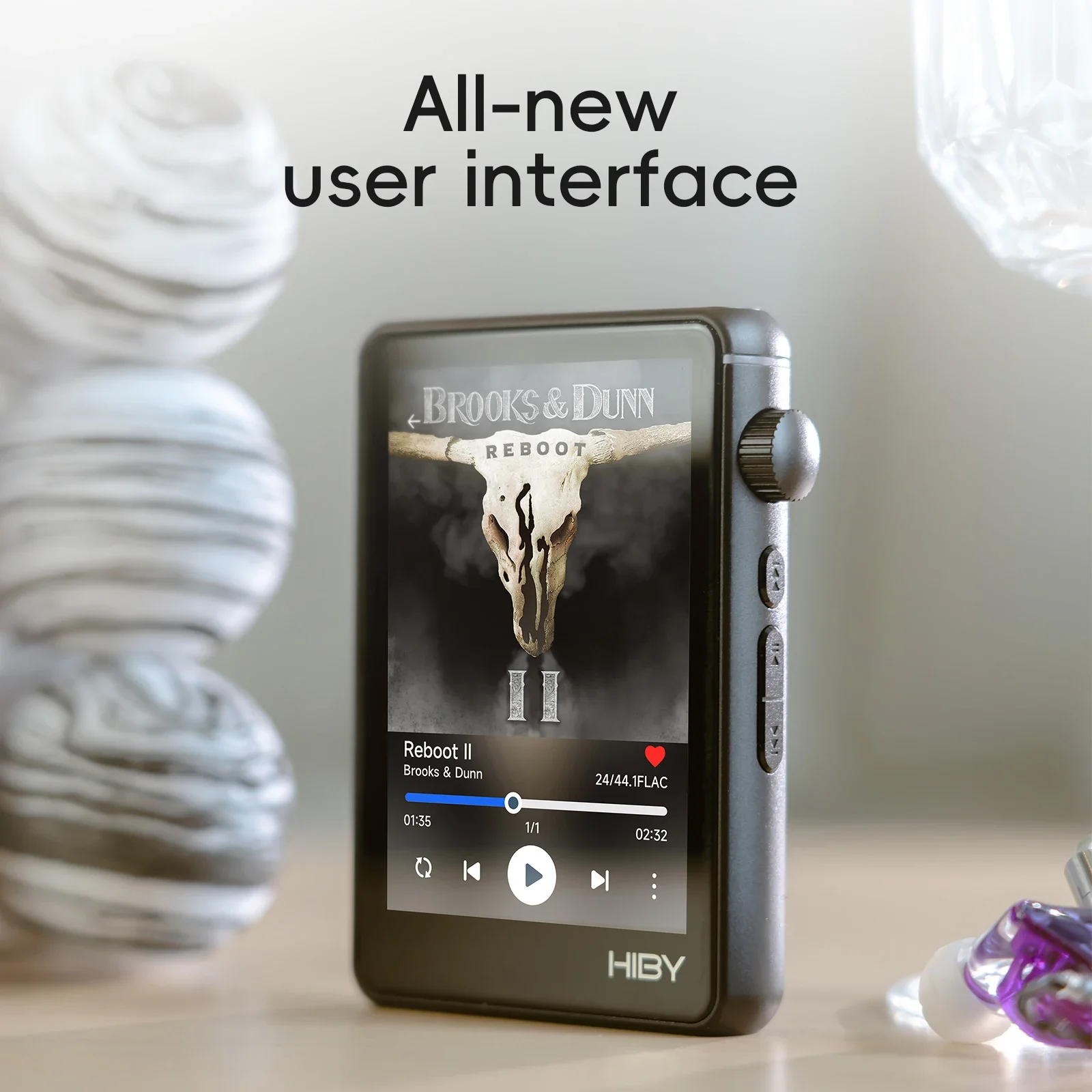 Audio Music Web - مشغل موسيقى Hiby بلوتوث R3 II