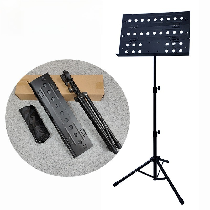 Music Stand Folding - حامل نوتة موسيقية محمول قابل للطي،