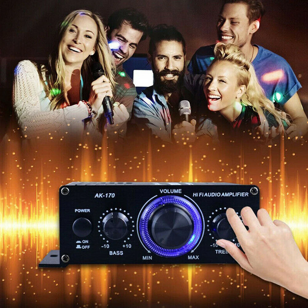 AK170 مكبر صوت رقمي صغير للسيا - مراجعة Audio Music Generator وسعره