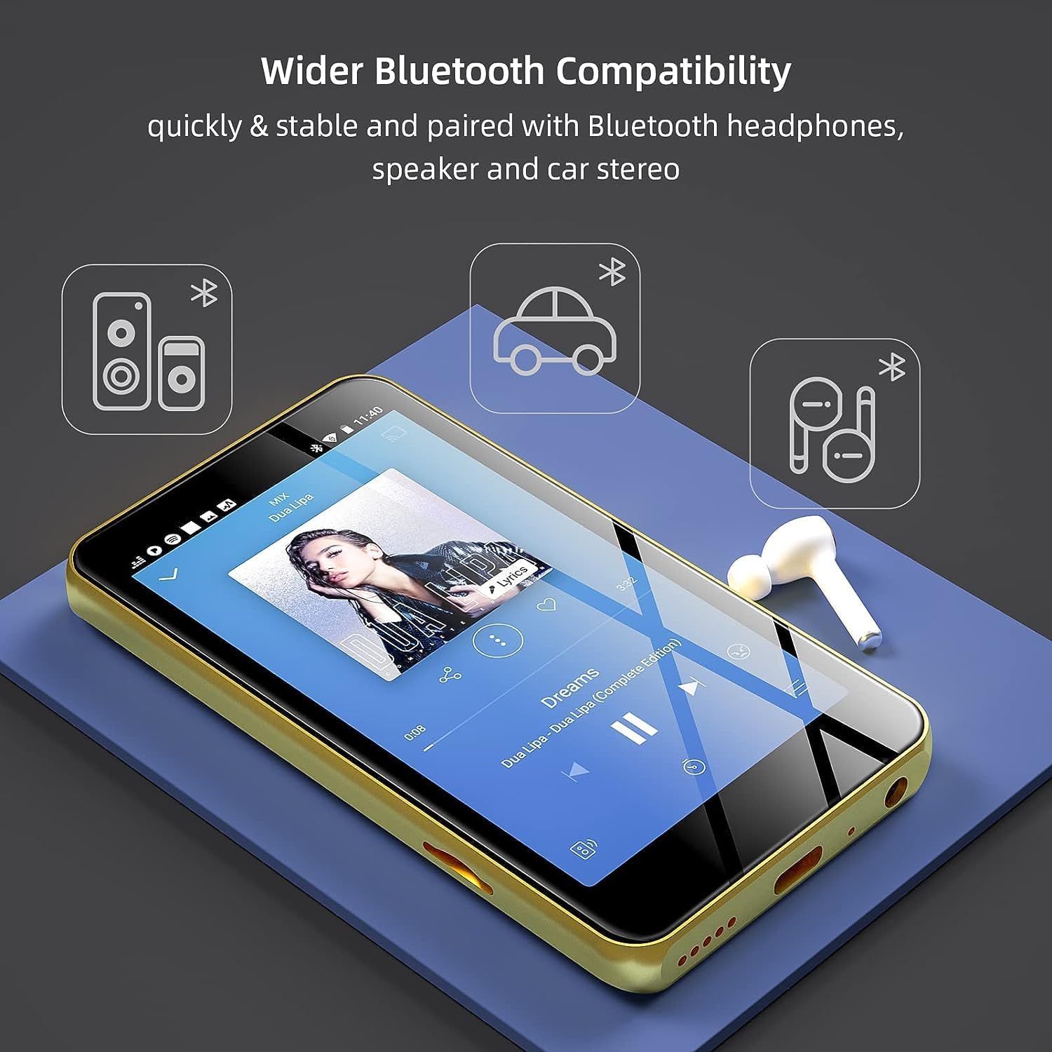 مكبرات صوت بلوتوث مشغل MP4/MP3 - مراجعة Music Audiobook وسعره