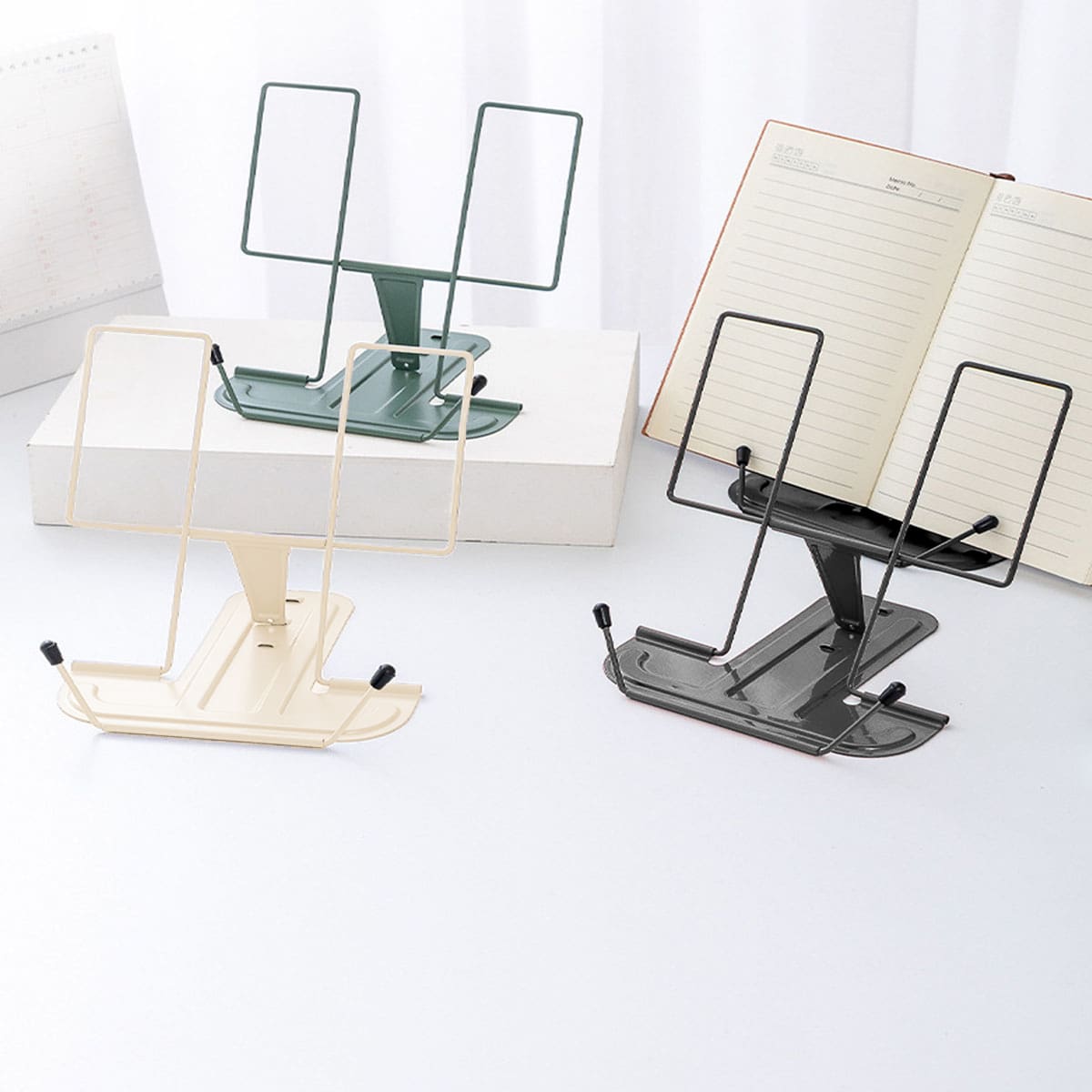 حامل قراءة معدني بسيط، حامل قر - مراجعة Music Stand Folding وسعره