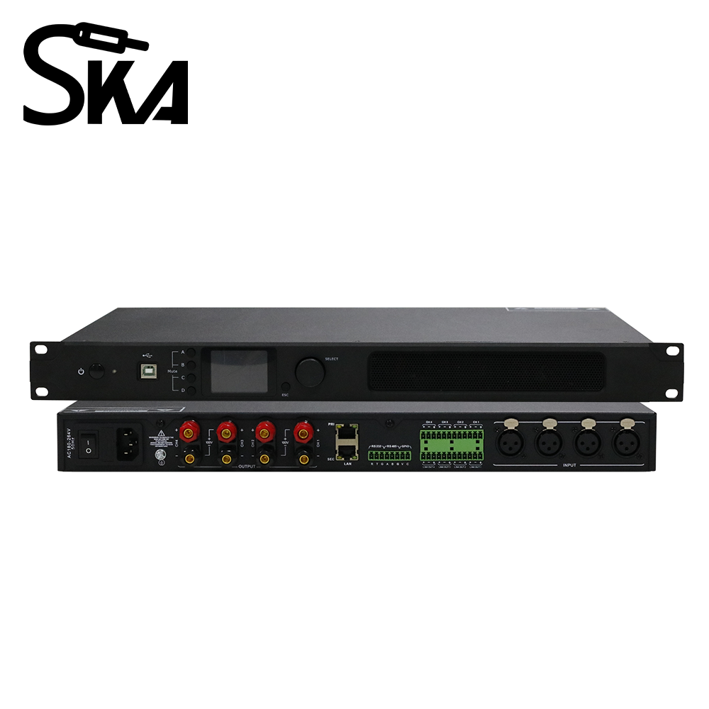 مضخم صوت رقمي DSP من نوع 1U مع - مراجعة Audio Mixer 4 Channel وسعره
