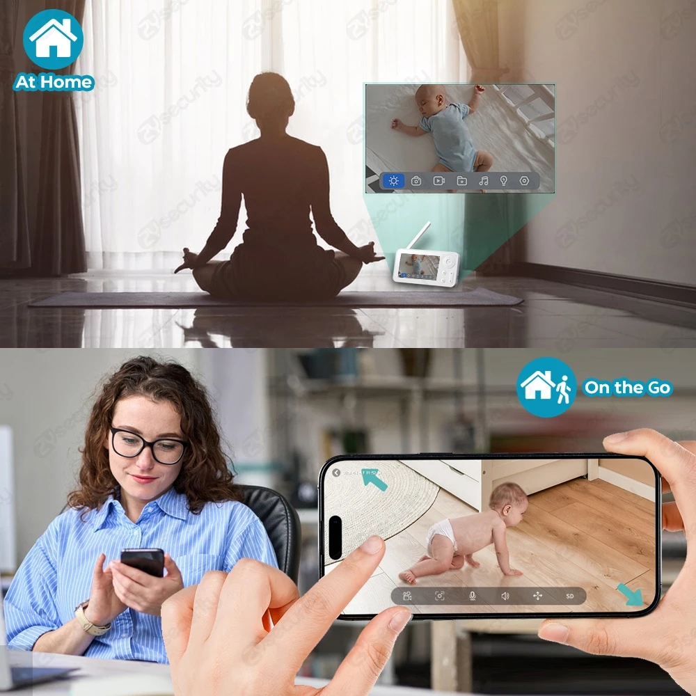 2 ك جهاز مراقبة الطفل واي فاي  - مراجعة Audio Detect Music وسعره