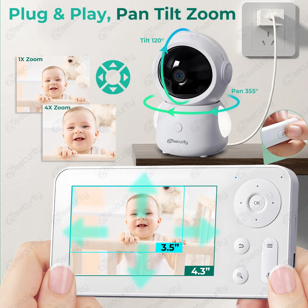 2 ك جهاز مراقبة الطفل واي فاي  - مراجعة Audio Detect Music وسعره