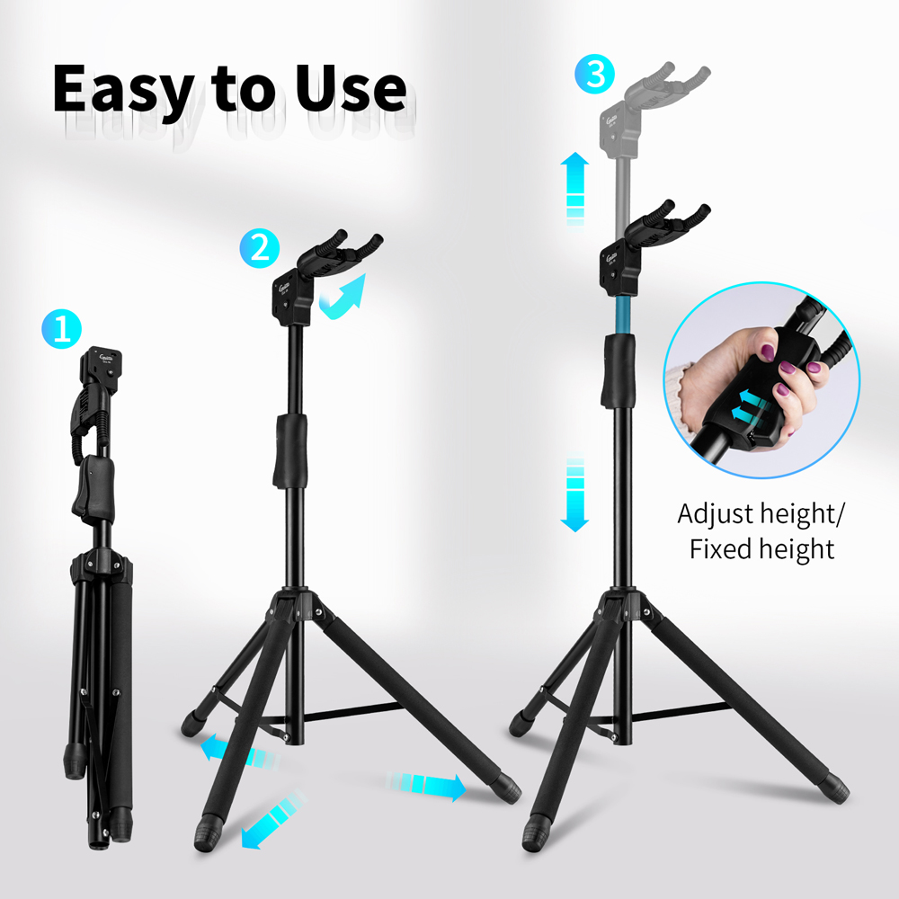 JOYO Guitto سلسلة GGS-06 ترايب - مراجعة Music Stand Folding وسعره