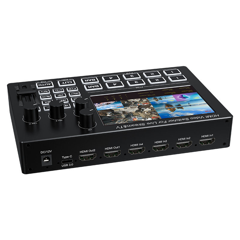 جهاز مزج وتحويل فيديو للبث الم - مراجعة Audio Mixer 4 Channel وسعره