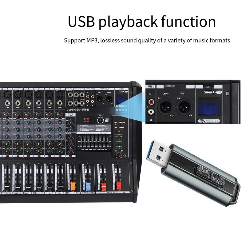 خلاط احترافي بـ 6 اتجاهات و8 ا - مراجعة Audio Mixer 4 Channel وسعره