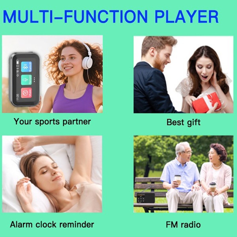 مشغل MP3 صغير بشاشة لمس وبلوتو - مراجعة Music Audiobook وسعره