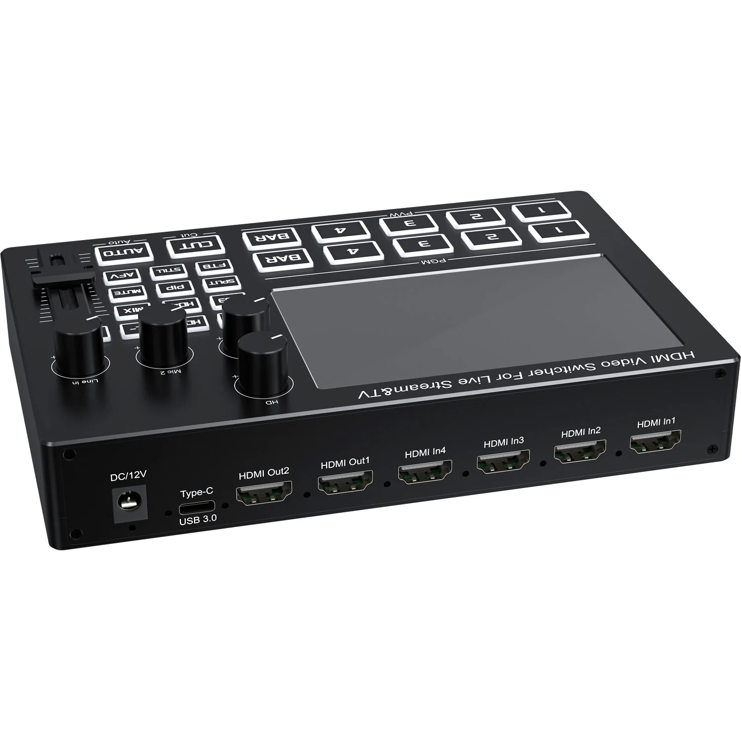 جهاز مزج فيديو مباشر بـ 4 قنوا - مراجعة Audio Mixer 4 Channel وسعره